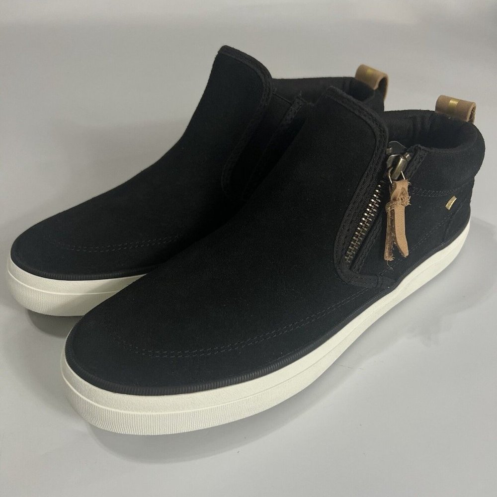 Sperry STS86853 Women's Crest Lug Side Zip Suede Chukka Shoes Black Size… - Picture 2 of 15